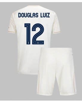 Nottingham Forest Douglas Luiz #12 Maglia Gara Trasferta Repliche 2025-26 Bambino Maniche Corte